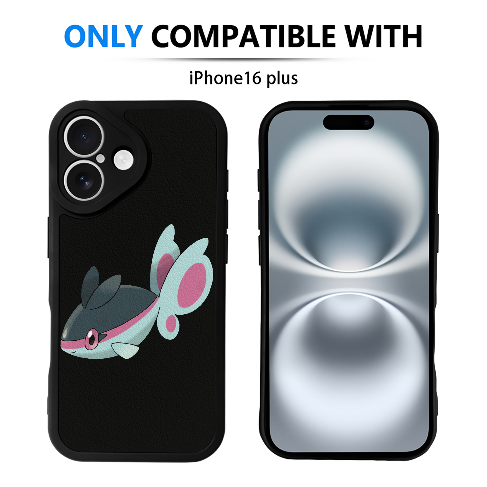 （画像用） ポケットモンスター Pokémon 【iPhone 16シリーズ対応】シリコンスマホケース（レザー調） 材質：シリコン